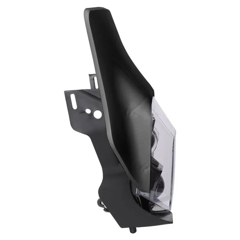 Projecteur LED moto + plaque Enduro Offroad noir