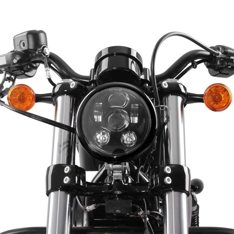 Phare LED moto rond et Clignotants pour guidon