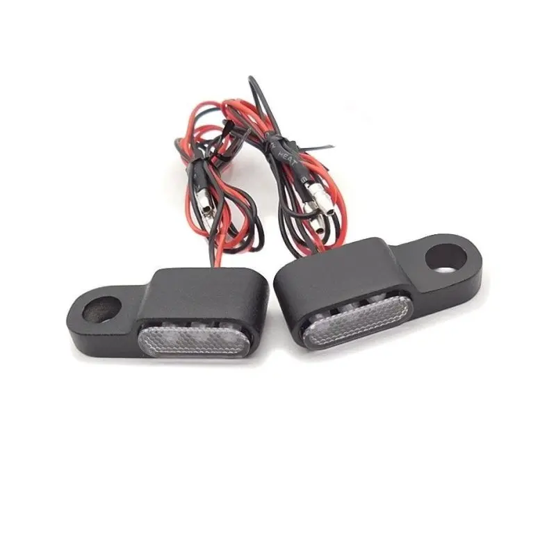 Phare LED moto rond et Clignotants pour guidon