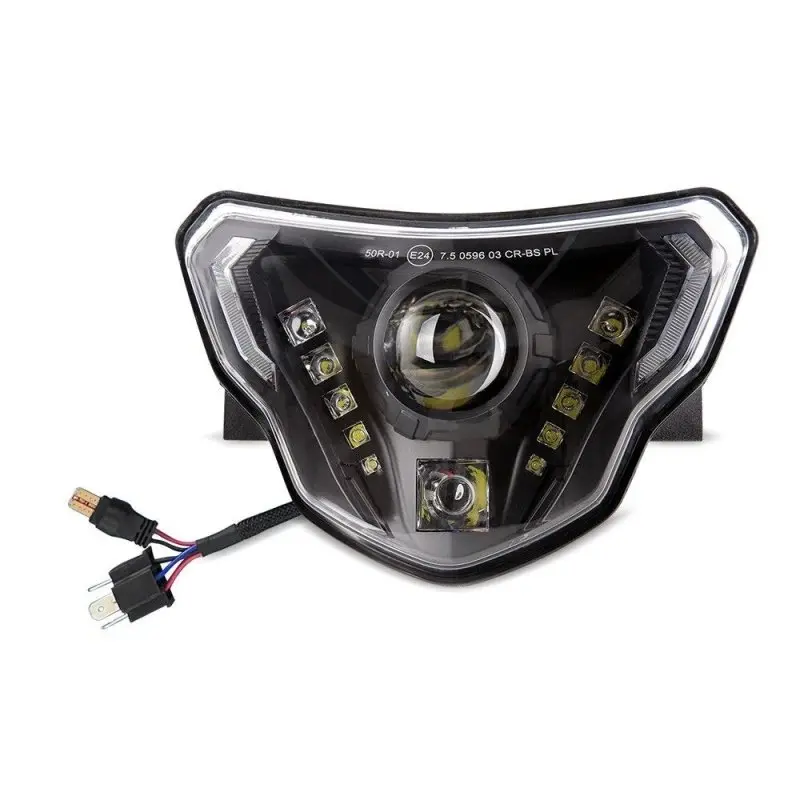Phare LED moto QL5 pour BMW G 310 GS / R 16-20 Feux avant ECE