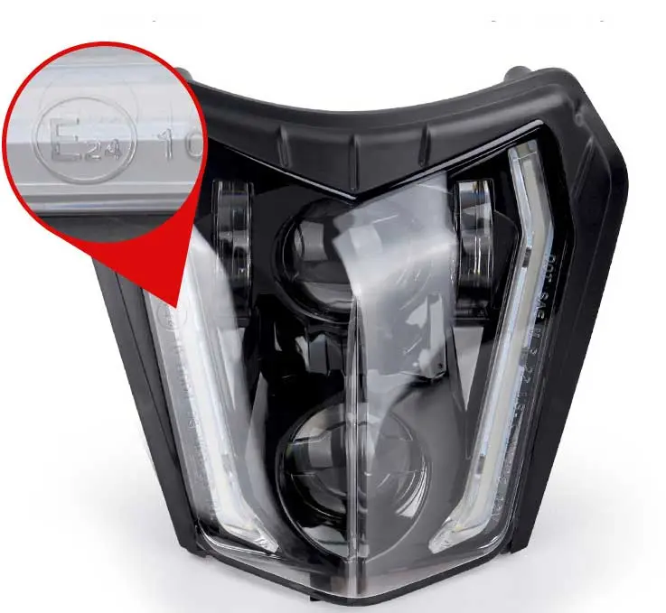 Plaque Phare KTM led