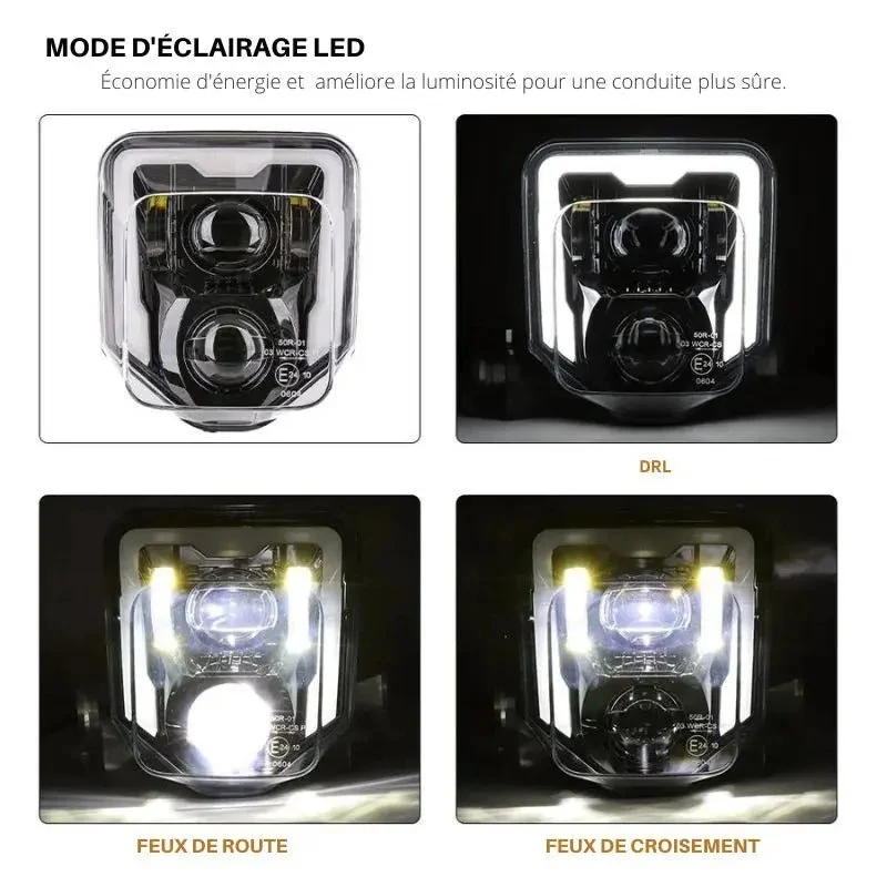 Plaque phare LED - Husqvarna