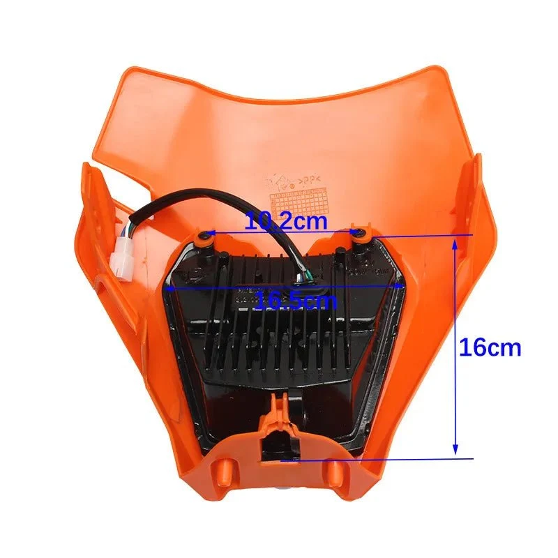 Plaque pour phare LED KTM LC4 600 / 620 / 640