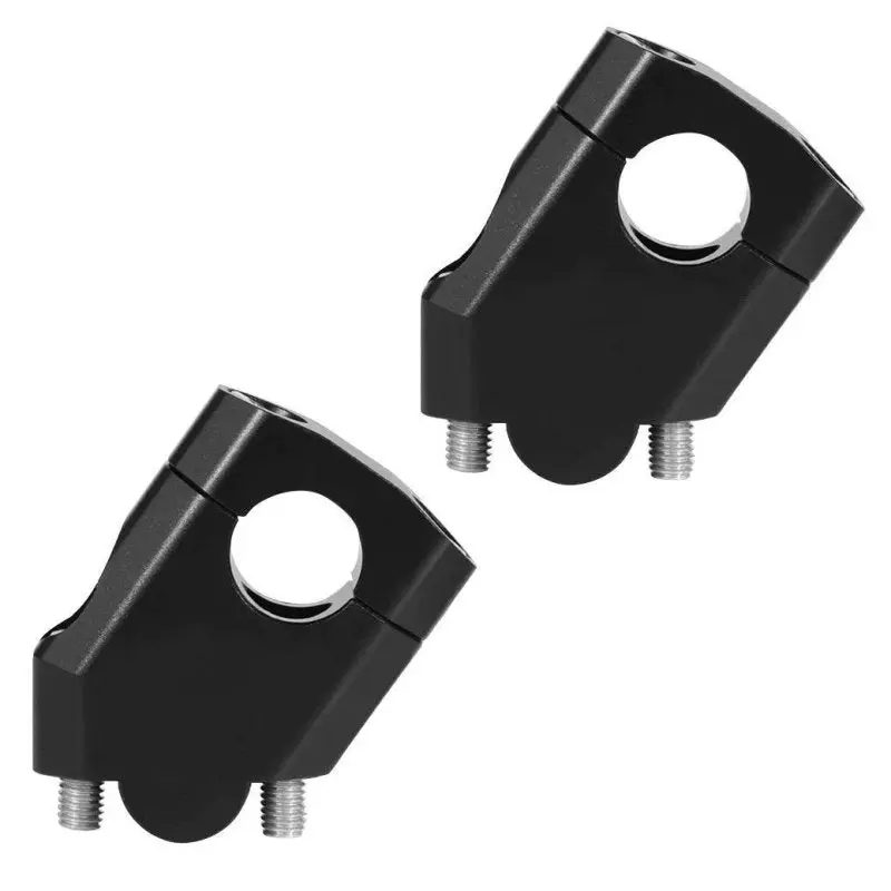 Pack :phare additionnel LED moto avec Rehausse 40mm pour guidons Ø 22mm