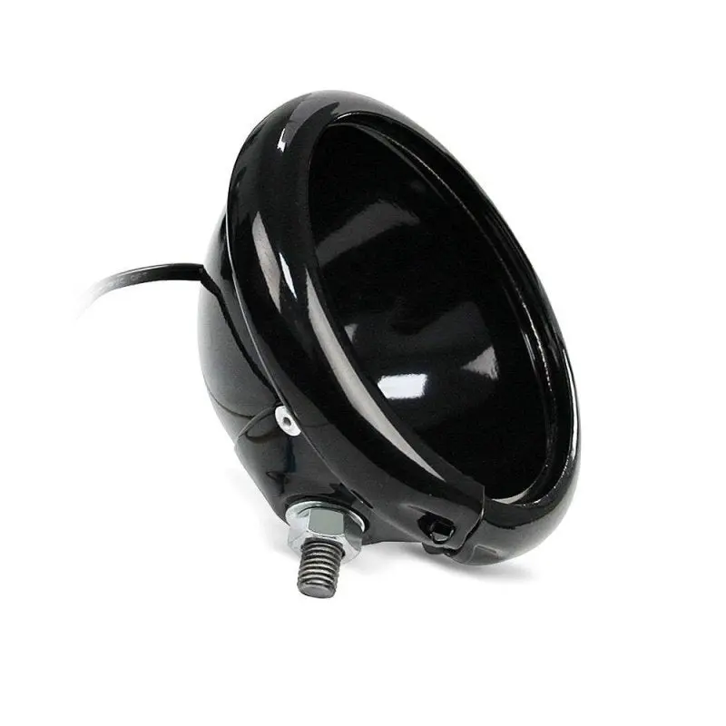 Phare avant LED motos, 5.75 pouces + support - Set Compatible Harley Davidson Dyna Sportster Softail
