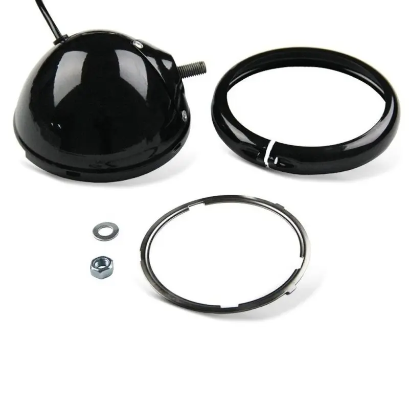 Boîtier pour Phare LED moto 5,75" Universel - Feu avant noir
