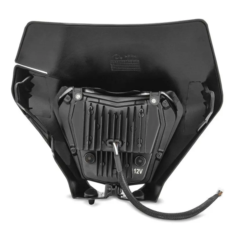 Phare LED moto et plaque Enduro Offroad Universel