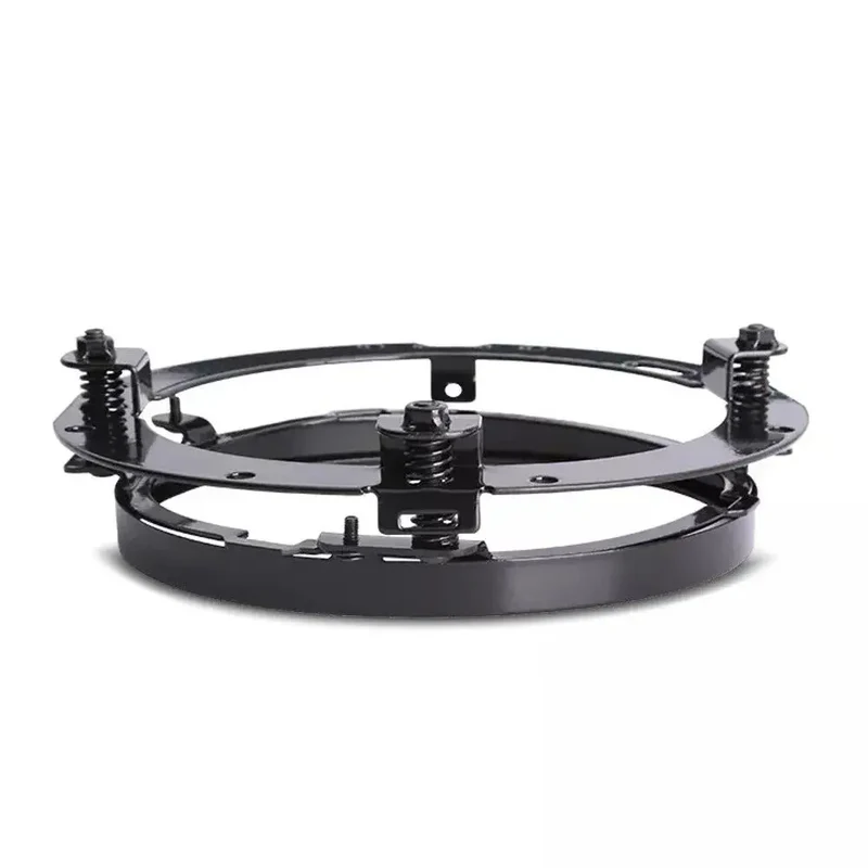 Anneau de fixation pour phare 7" compatible avec Harley - Noir