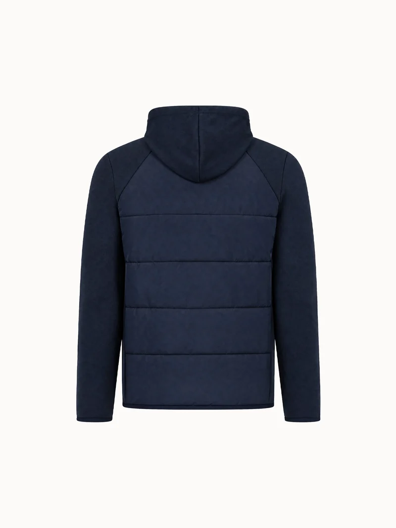 Sweat zippé à capuche Homme Tricolore