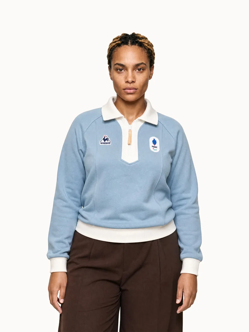 Sweat demi-zippé Équipe de France Paralympique 2026