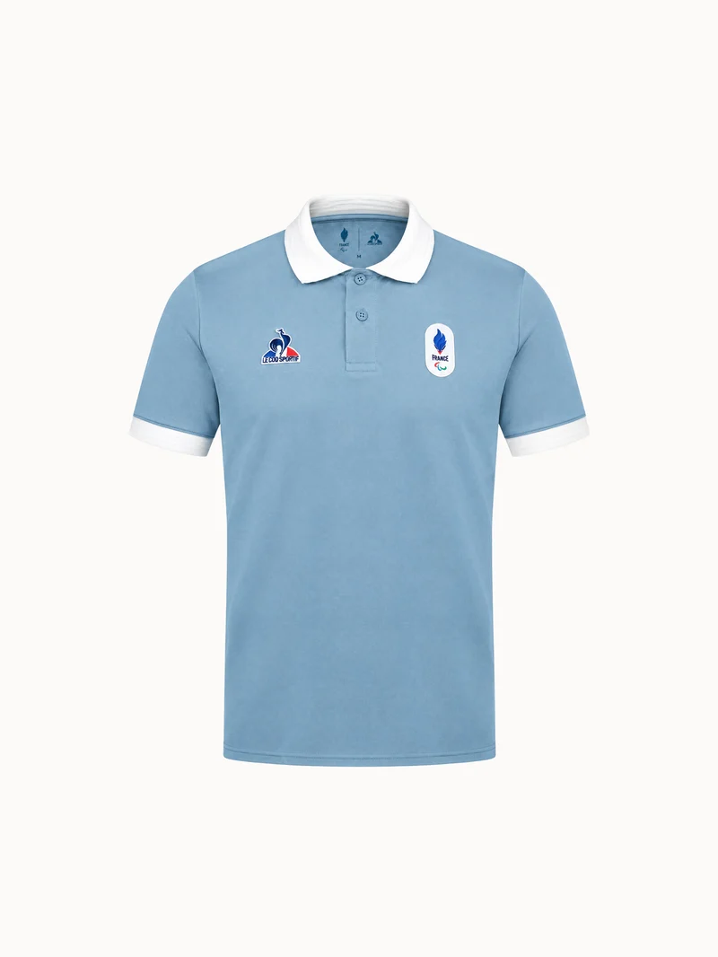 Polo en jersey technique brillant JP Milano-Cortina 2026