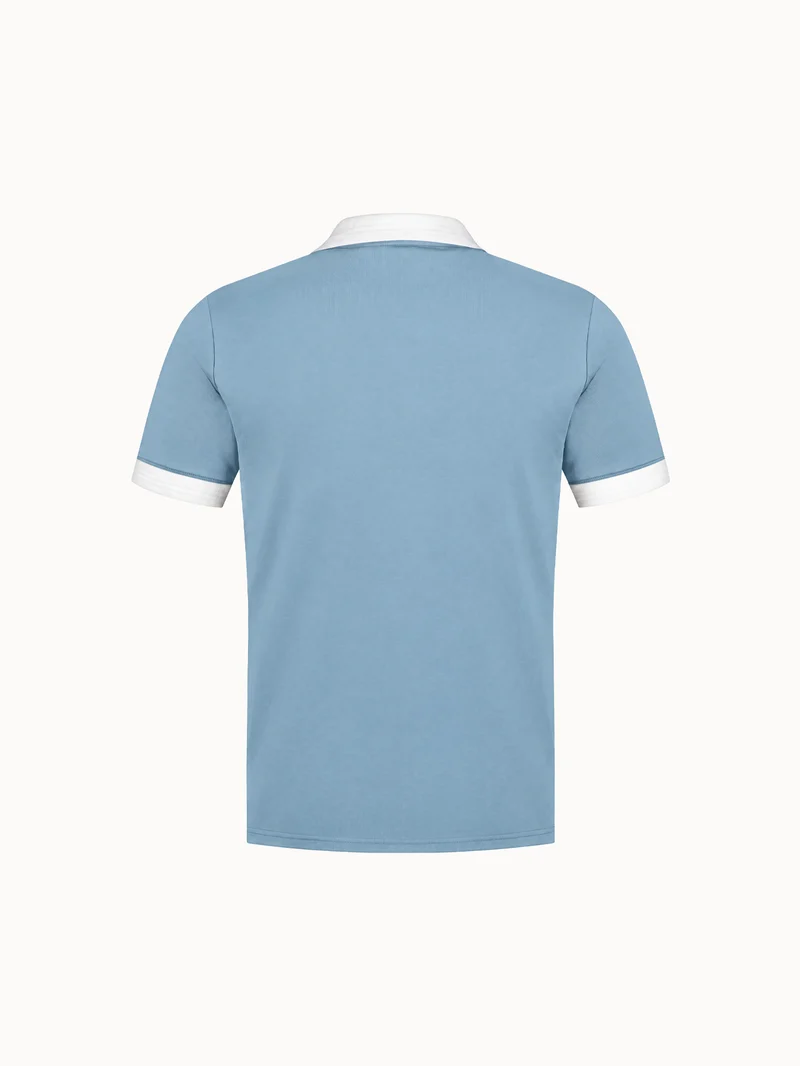 Polo en jersey technique brillant JP Milano-Cortina 2026