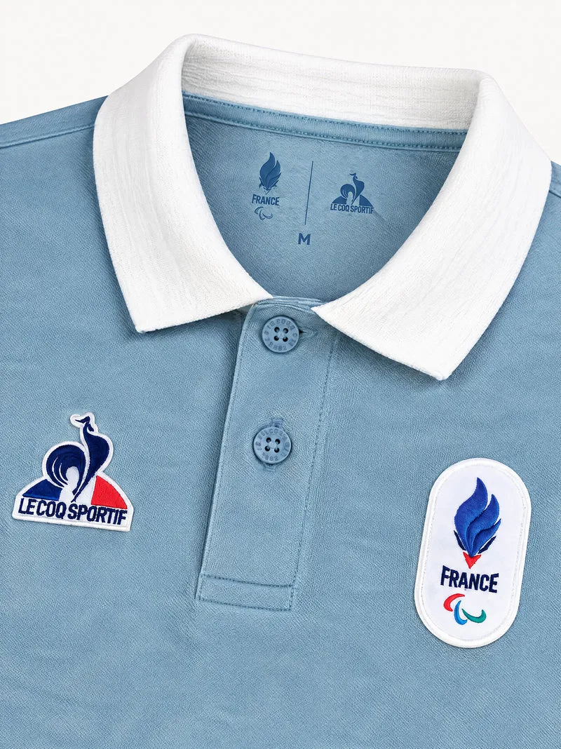 Polo en jersey technique brillant JP Milano-Cortina 2026