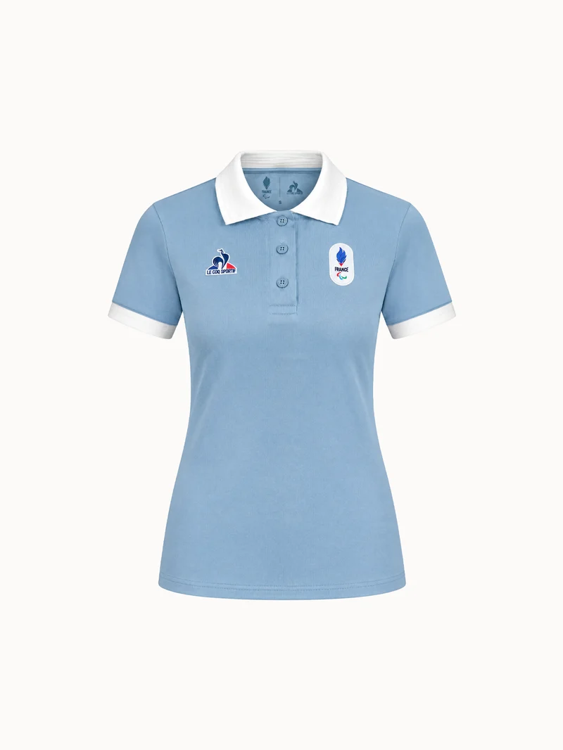 Polo en jersey technique brillant JP Milano-Cortina 2026