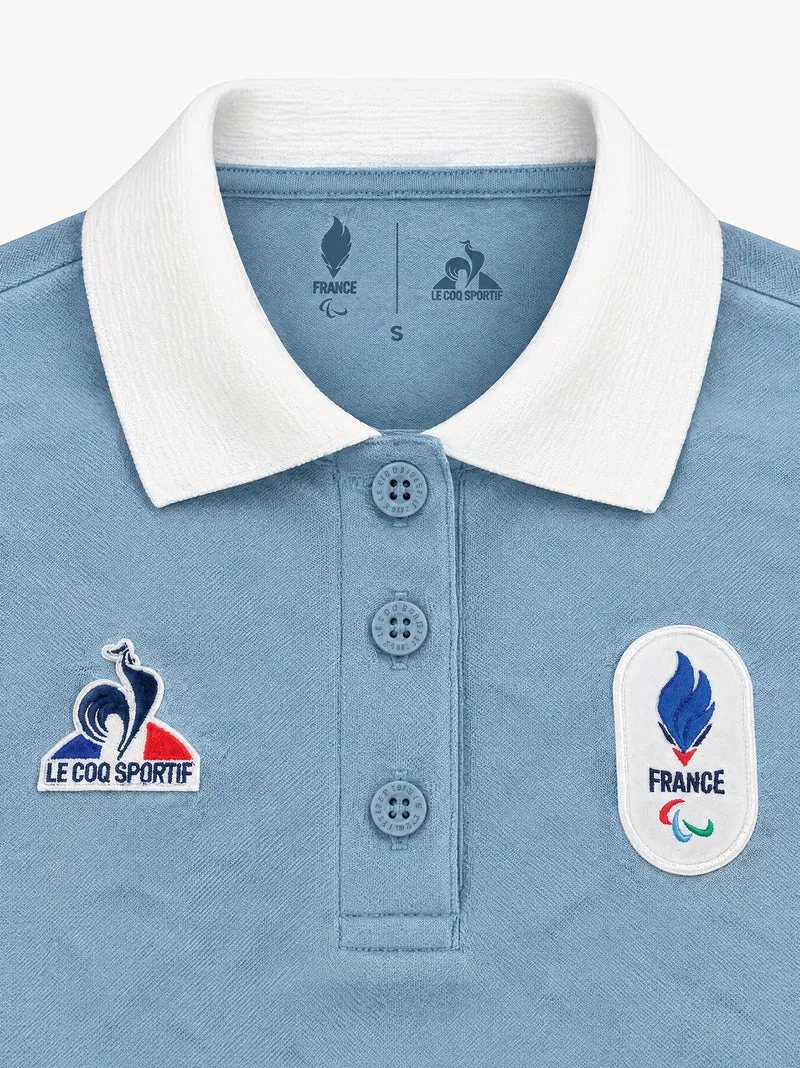 Polo en jersey technique brillant JP Milano-Cortina 2026