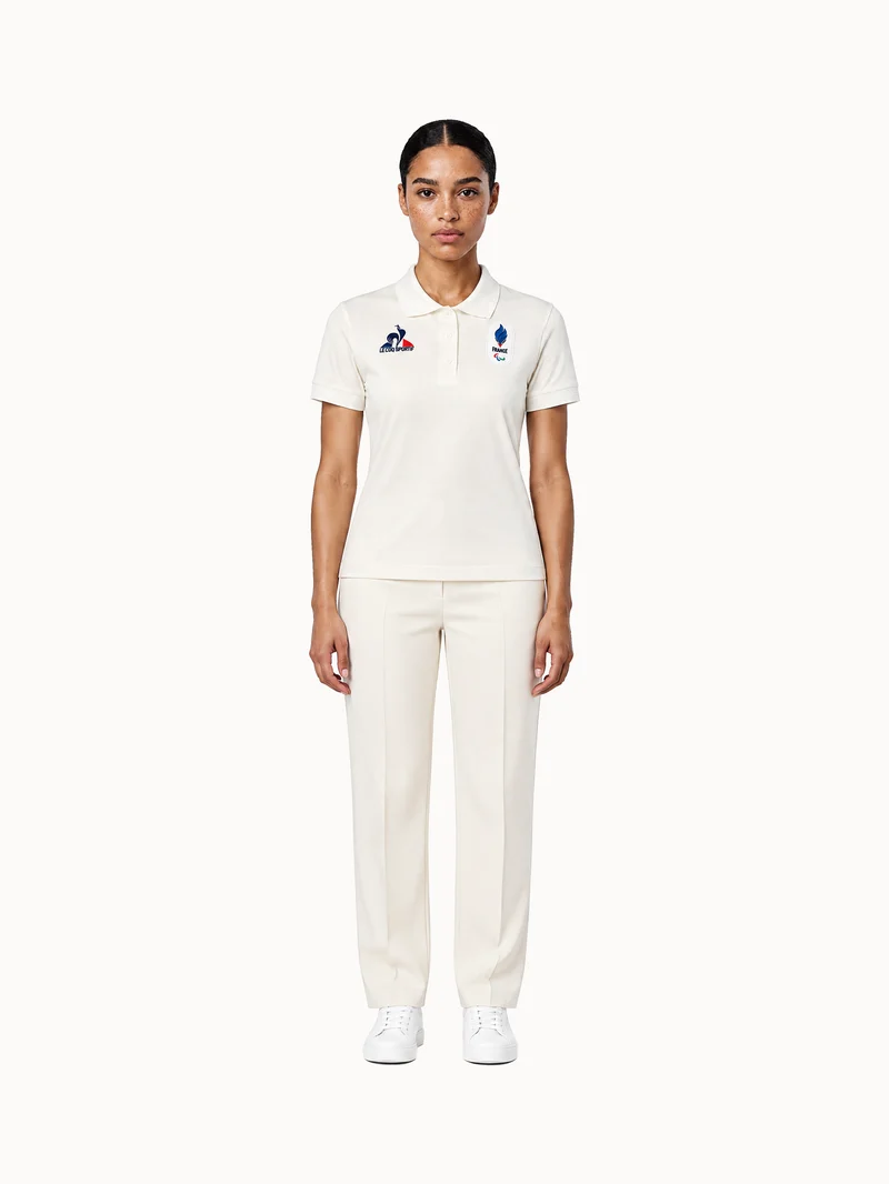 Polo en jersey technique brillant JP Milano-Cortina 2026