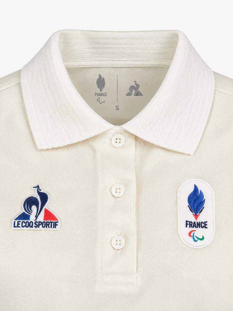Polo en jersey technique brillant JP Milano-Cortina 2026