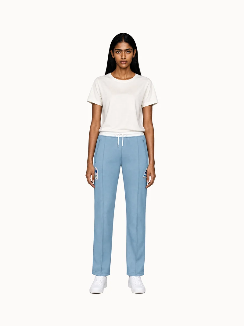 Pantalon droit double face effet brillant JP Milano-Cortina