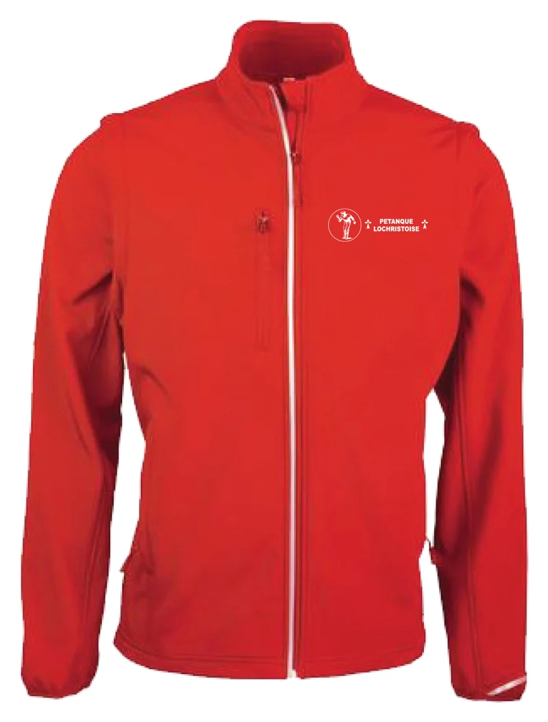 Softshell manches amovibles PA323 Pétanque Lochristoise
