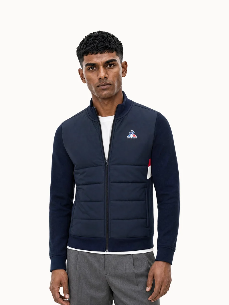 Veste Tricolore bi-matière matelassée déperlante