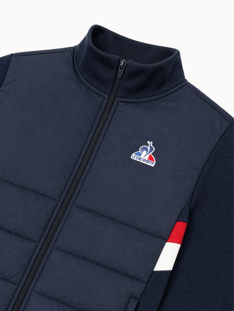 Veste Tricolore bi-matière matelassée déperlante