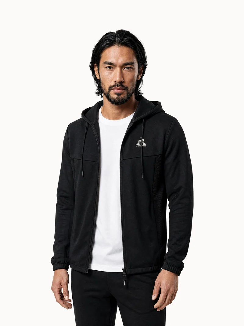 Sweat zippé à capuche Homme