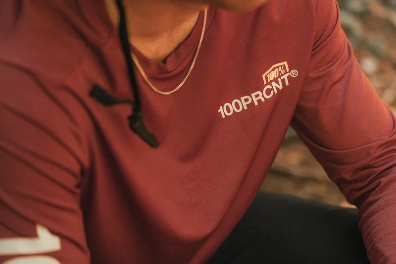 AIRMATIC Long Sleeve Jersey Cardinal