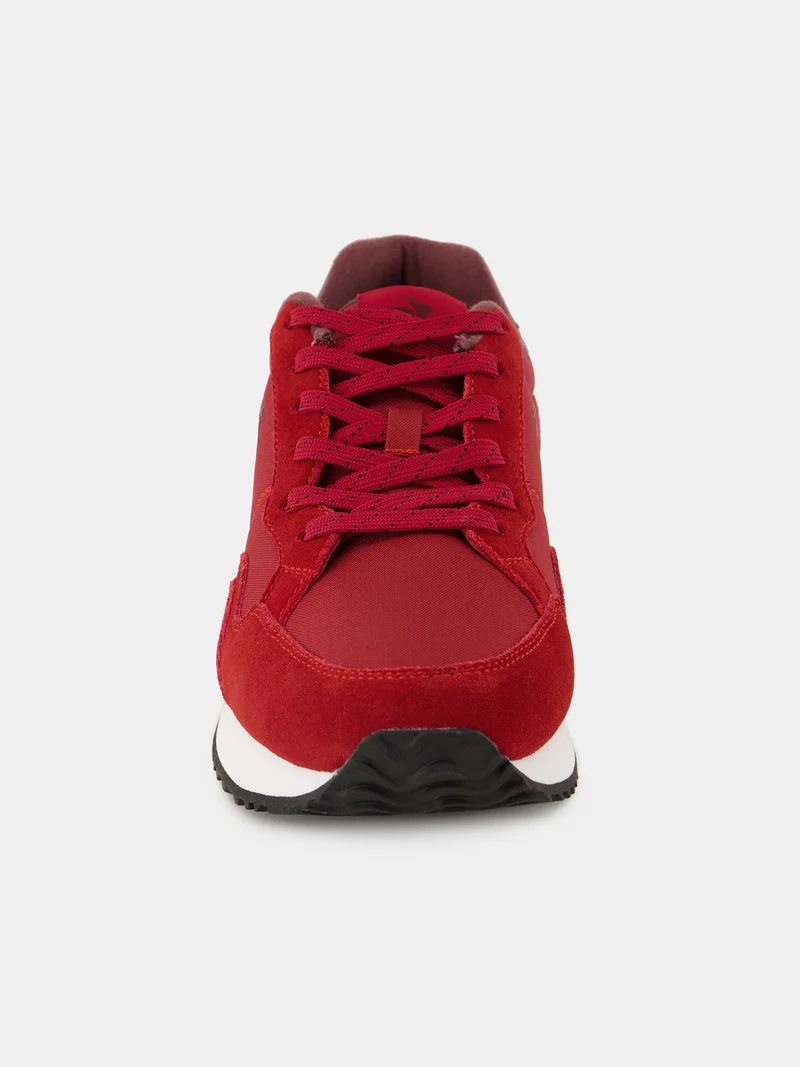 Basket retro-running en textile et suede Jet Star