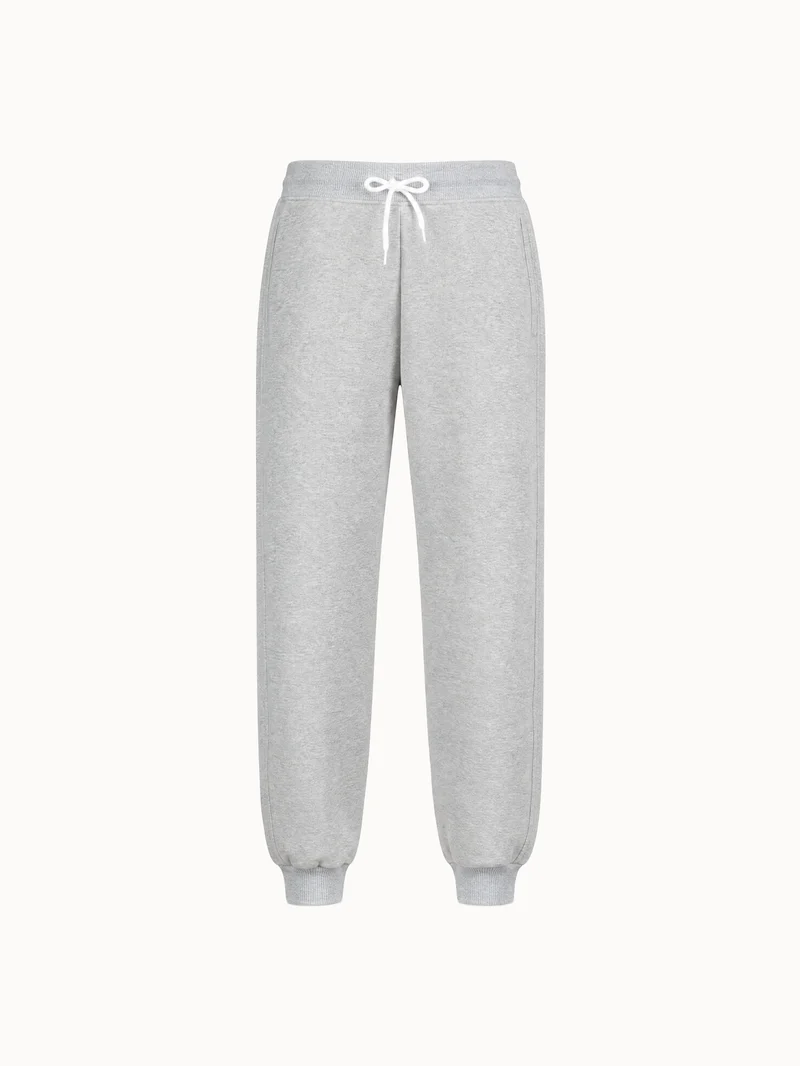 Pantalon relax en molleton gratté