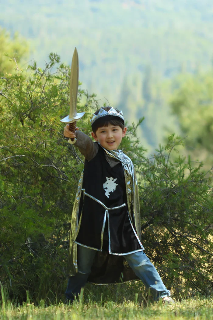 Great Pretenders - Déguisement de chevalier argenté - 9-10 ans