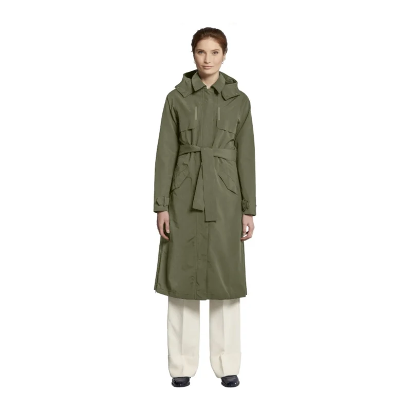 Veste imperméable trench-coat vélo Basil Mosse