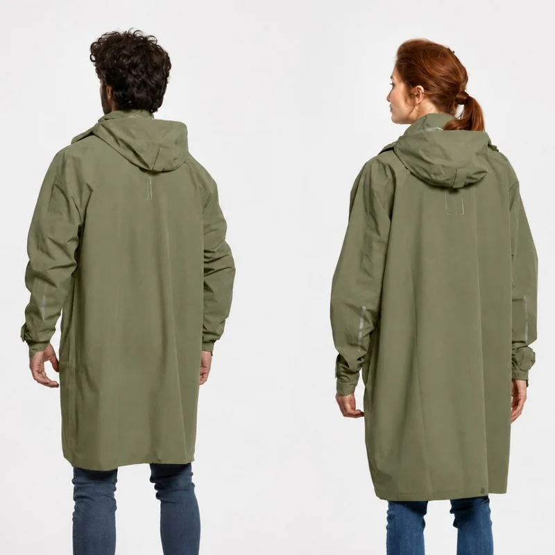 Poncho de pluie vélo Basil Mosse unisexe