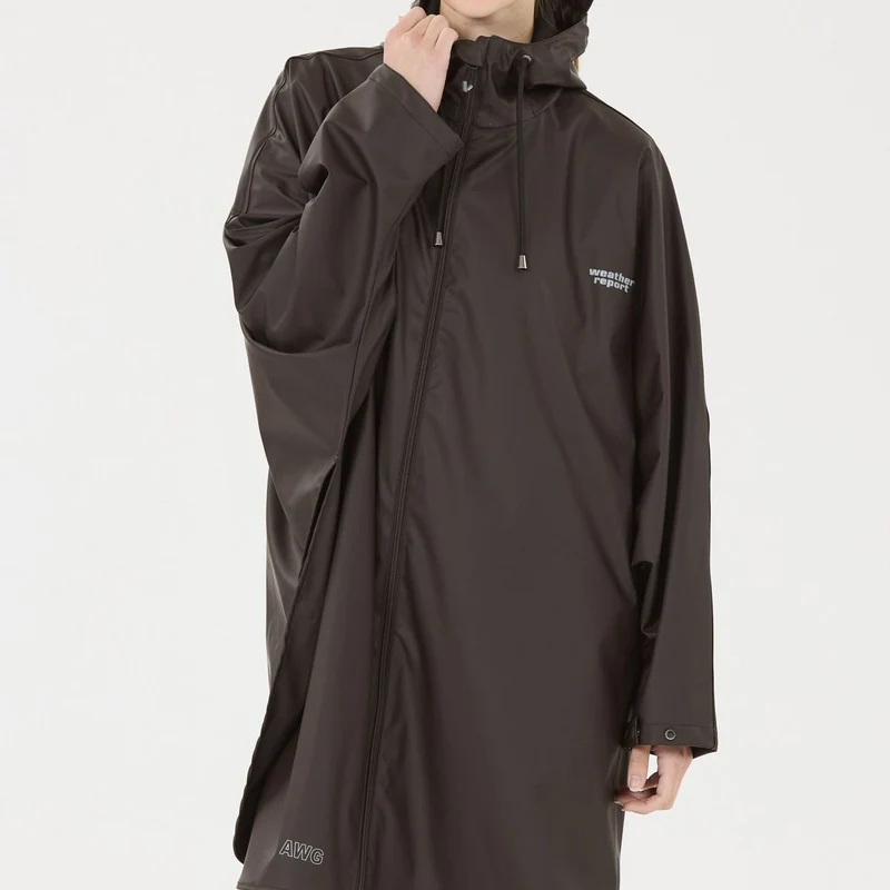 Veste vélo femme imperméable ample Weather Report Flame