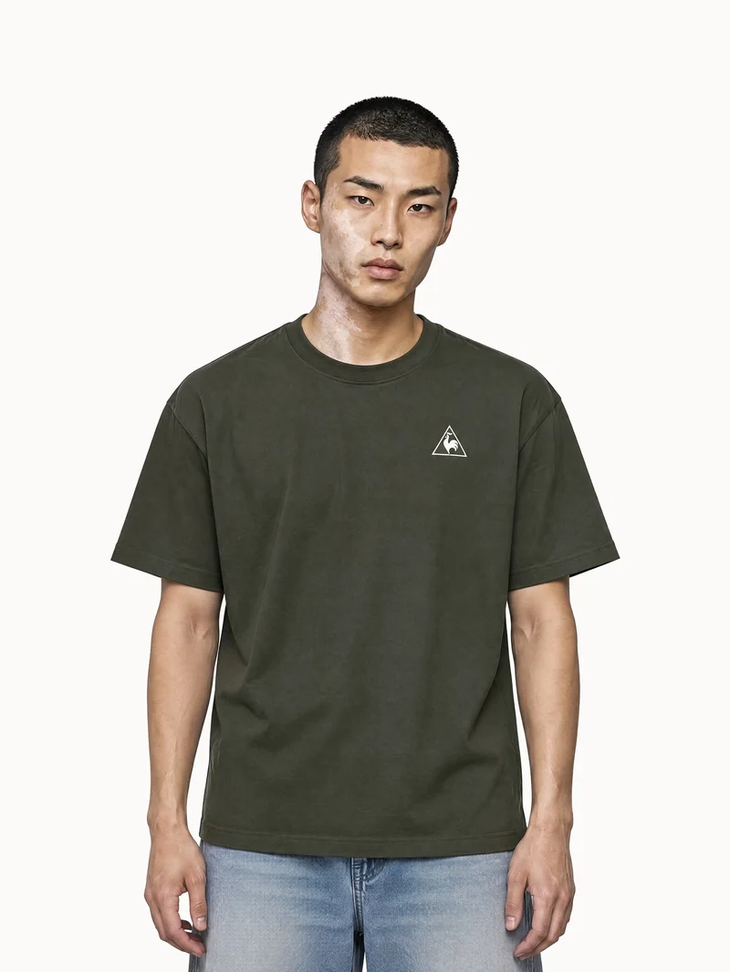 T-shirt relax en jersey de coton