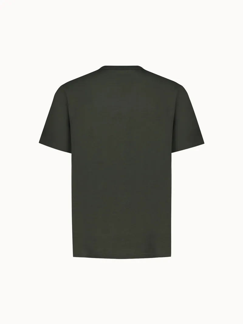 T-shirt relax en jersey de coton