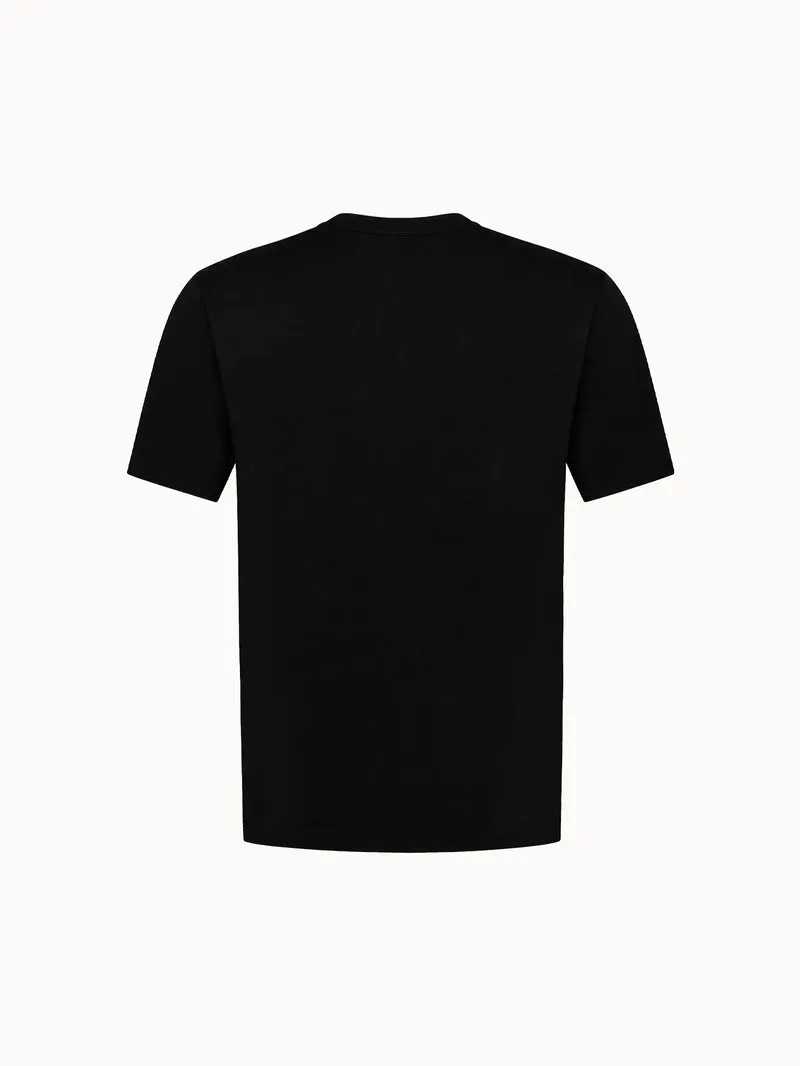 T-shirt relax en jersey de coton