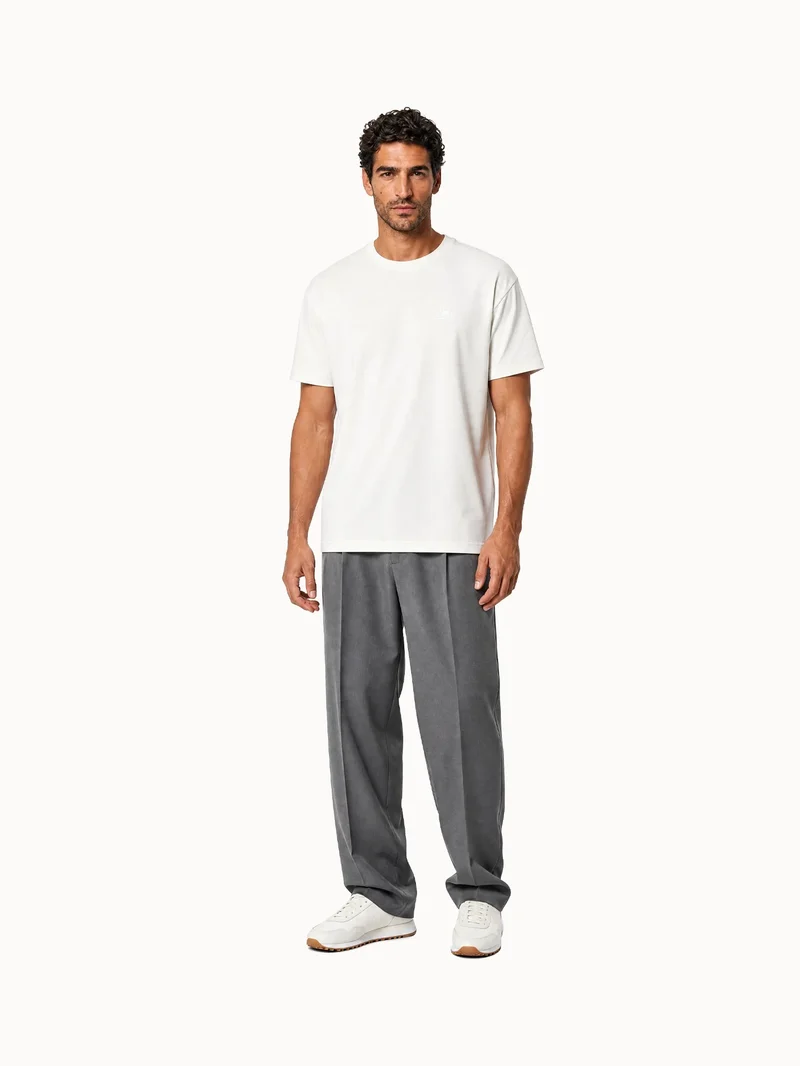 T-shirt relax en jersey de coton