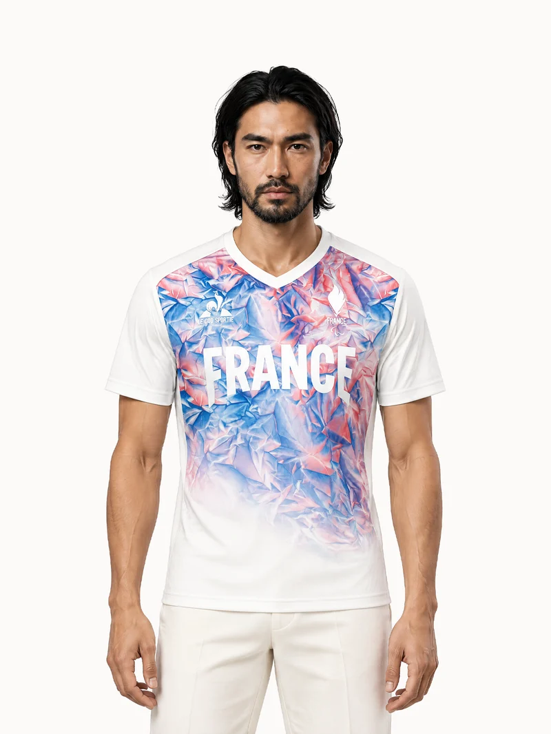 Maillot Équipe de France Paralympique 2026 en jersey