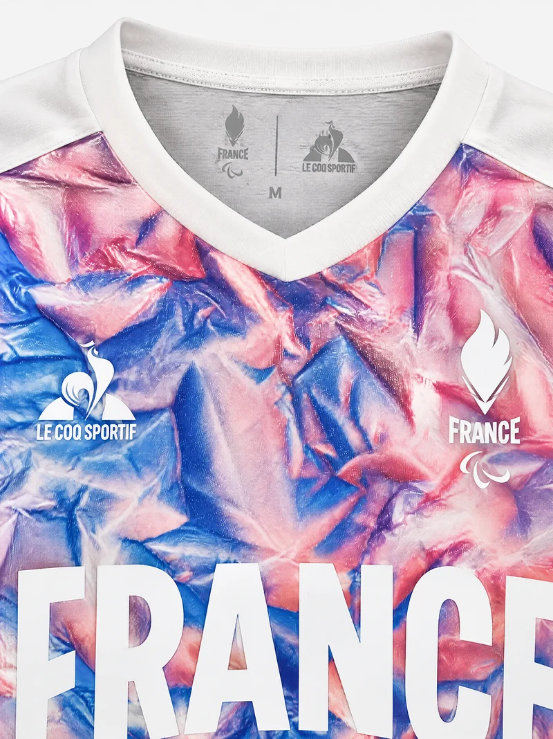 Maillot Équipe de France Paralympique 2026 en jersey