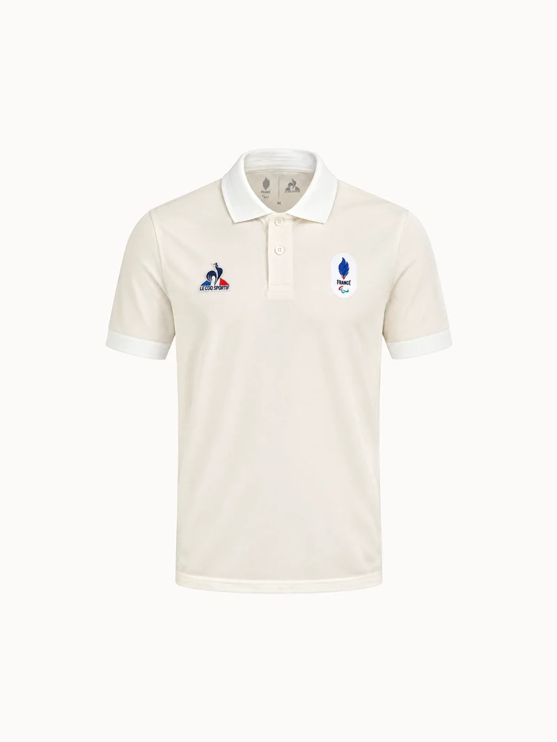 Polo en jersey technique brillant JP Milano-Cortina 2026