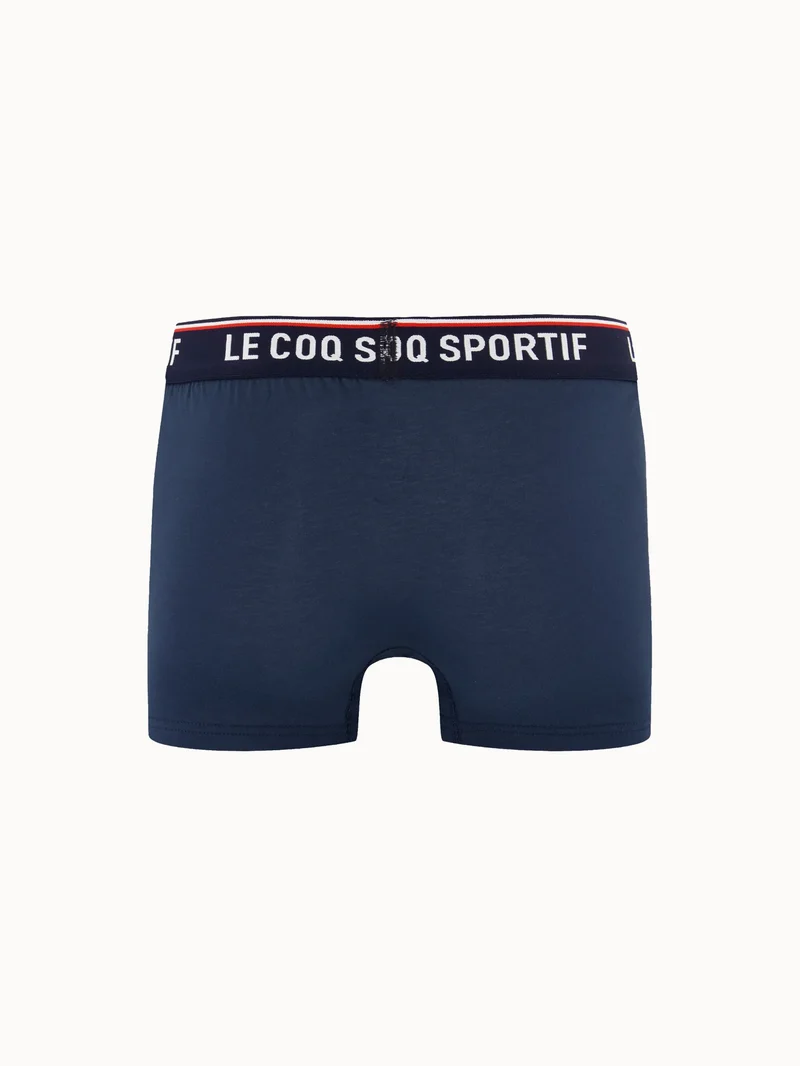Boxer en coton avec détail tricolore (lot de 2)
