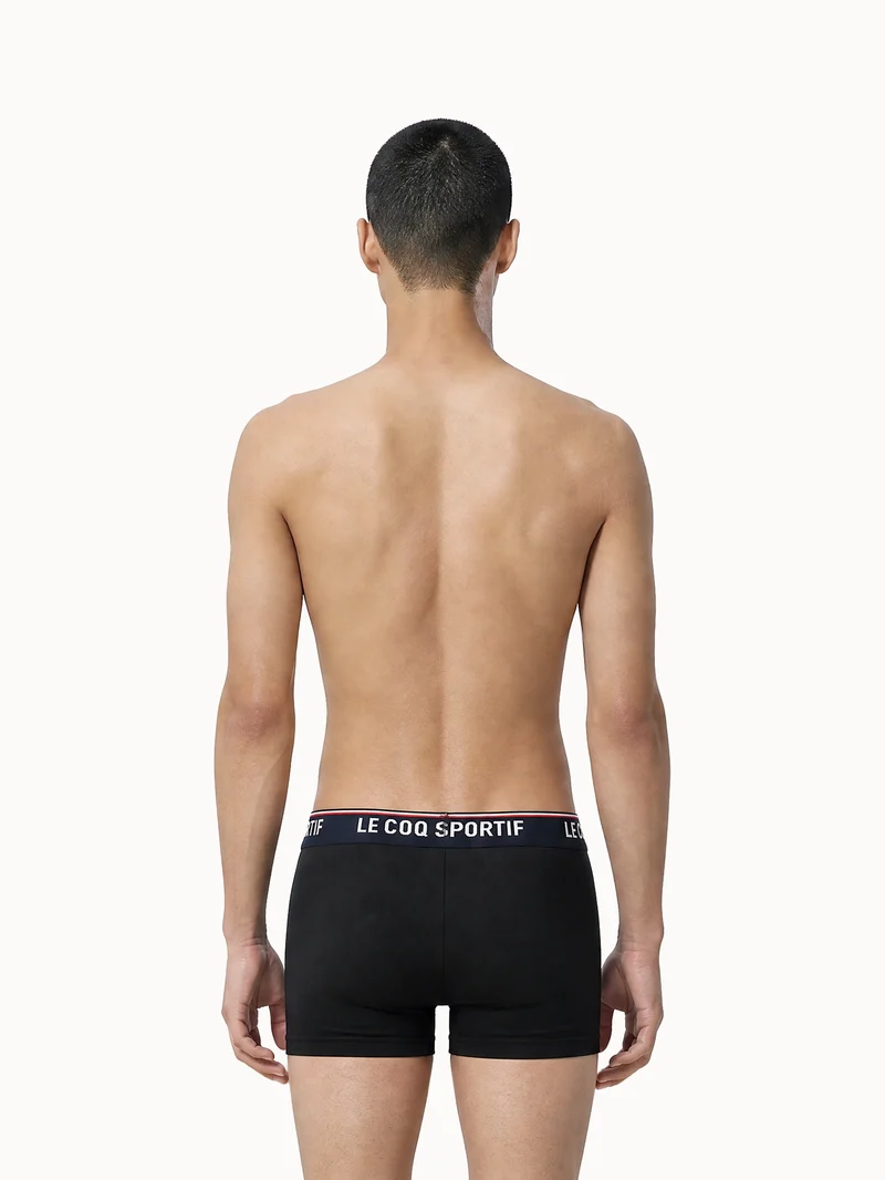 Boxer en coton avec détail tricolore (lot de 2)