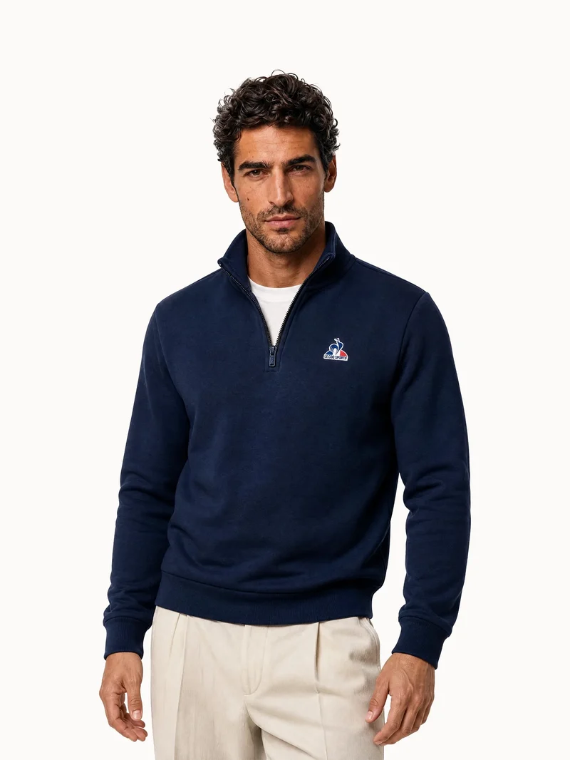 Sweat demi-zippé Classics en double face