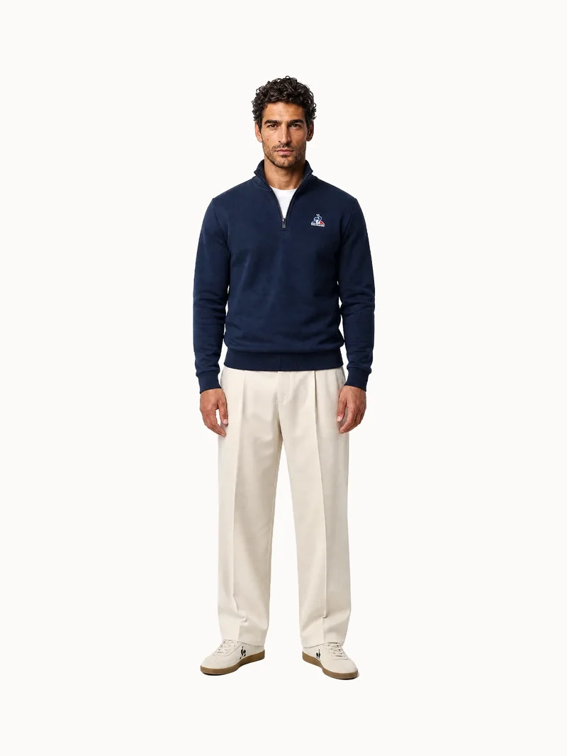 Sweat demi-zippé Classics en double face