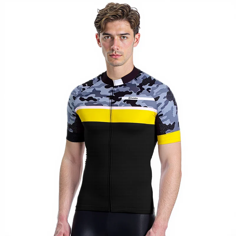 MAILLOT DE CYCLISME JAUNE - CAMORIDE