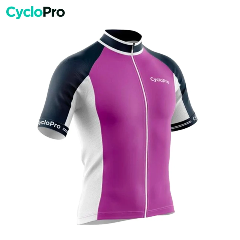 Maillot Cyclisme Route Violet - Uni+