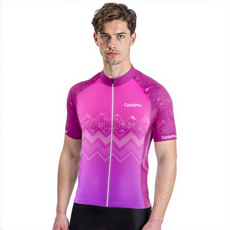 MAILLOT CYCLISME ROUTE VIOLET - WAVE+