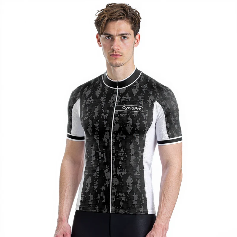 Maillot Cyclisme Route Gris - Pixel+