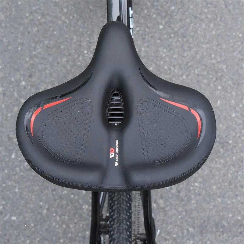 ComfyMasterPro™ | Selle velo confort large avec ressorts pour absorber les chocs