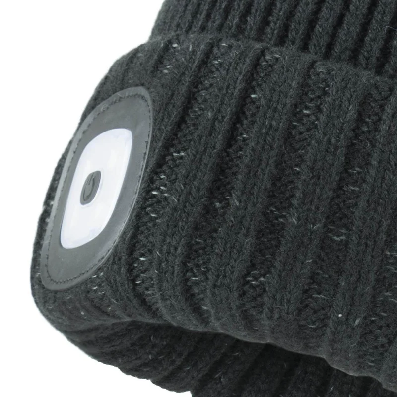 BaniLED™ | Bonnet lampe frontale rechargeable USB avec LED amovible